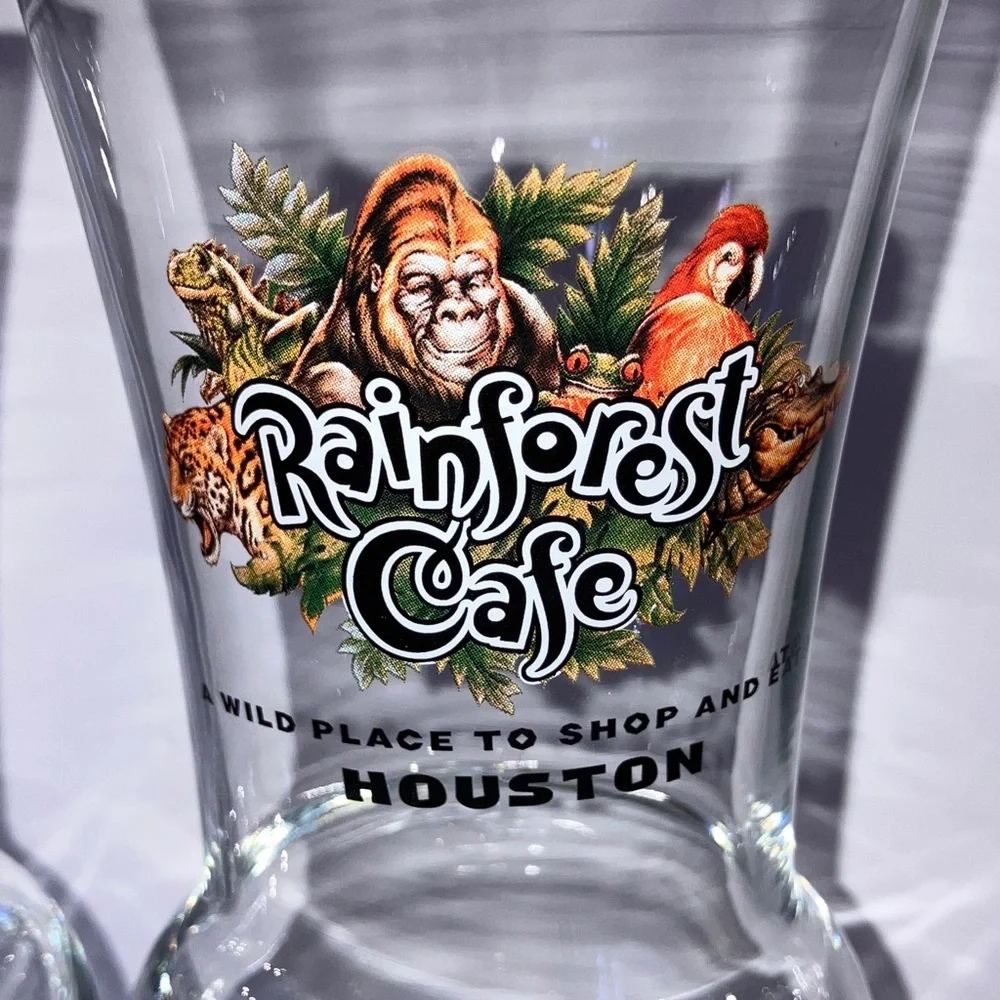 RAINFOREST CAFE Souvenir Glass‎ Set